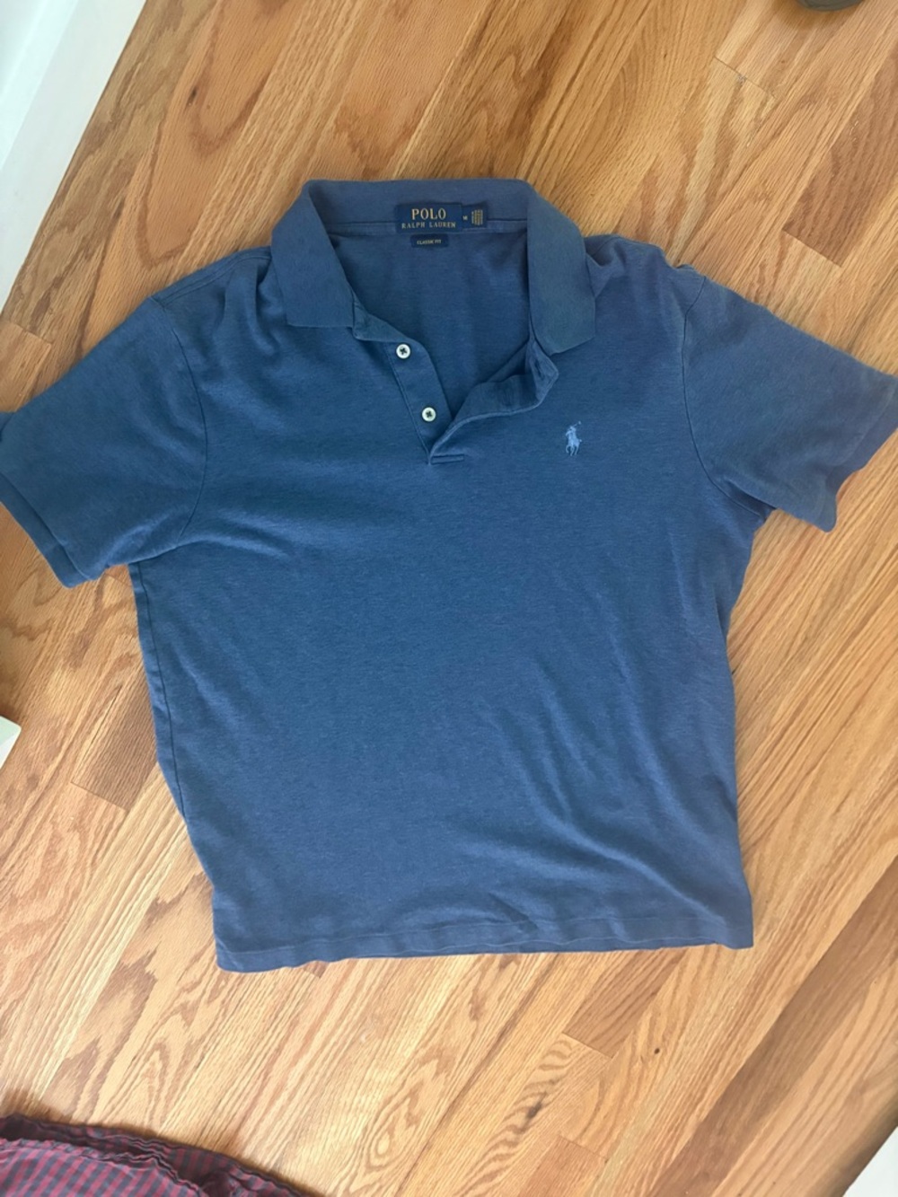 Polo by Ralph Lauren Heather Navy Blue Short-Sleeve Polo